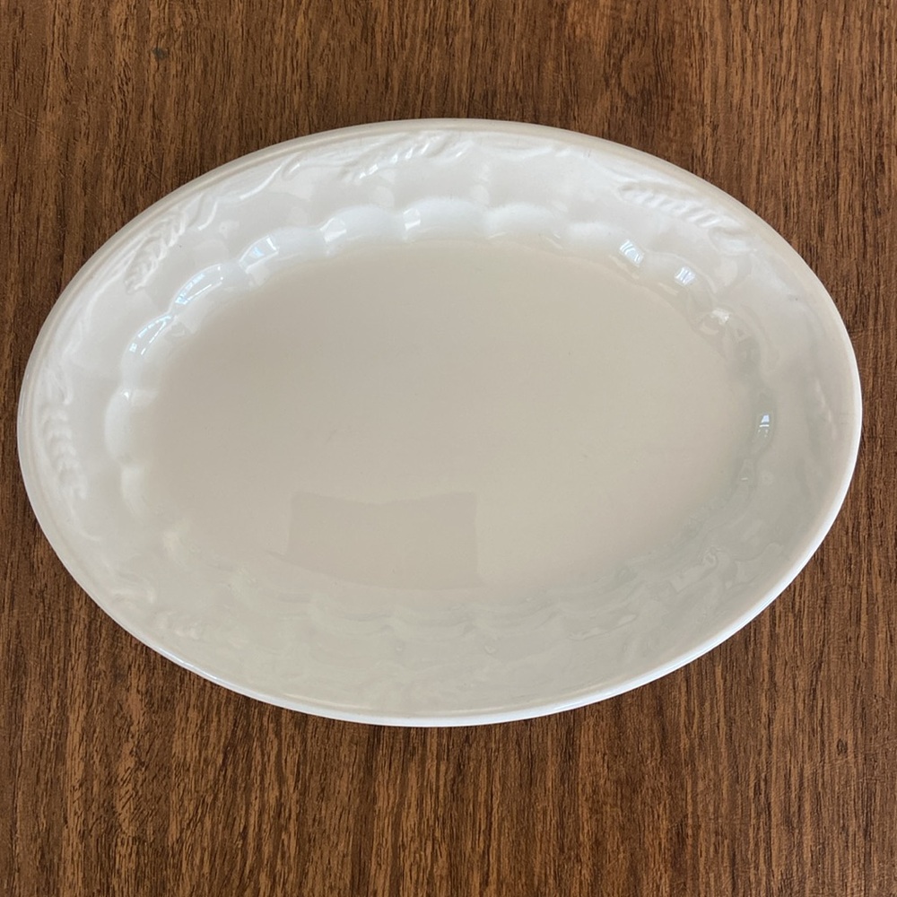 Staffordshire Wilkinson Ironstone Oval Platters Set of 2 Harvest Wheat pattern